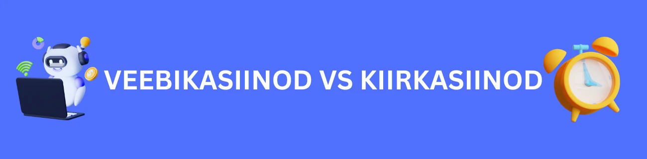 Kuidas kiirkasiinod erinevad teistest online kasiinodest